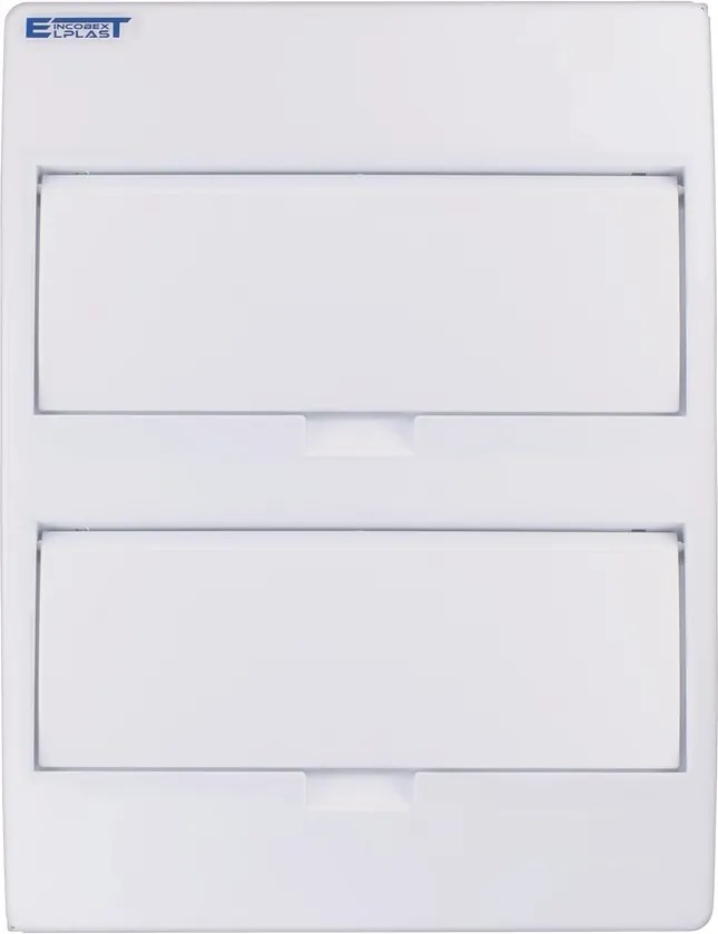 S24 Moduláris Süllyesztett IP40 Kapcsolószekrény Fehér N+pe Incobex Fedéllel