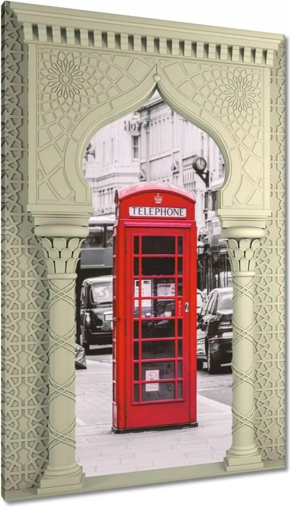 Festmények 80x120 London Fülke