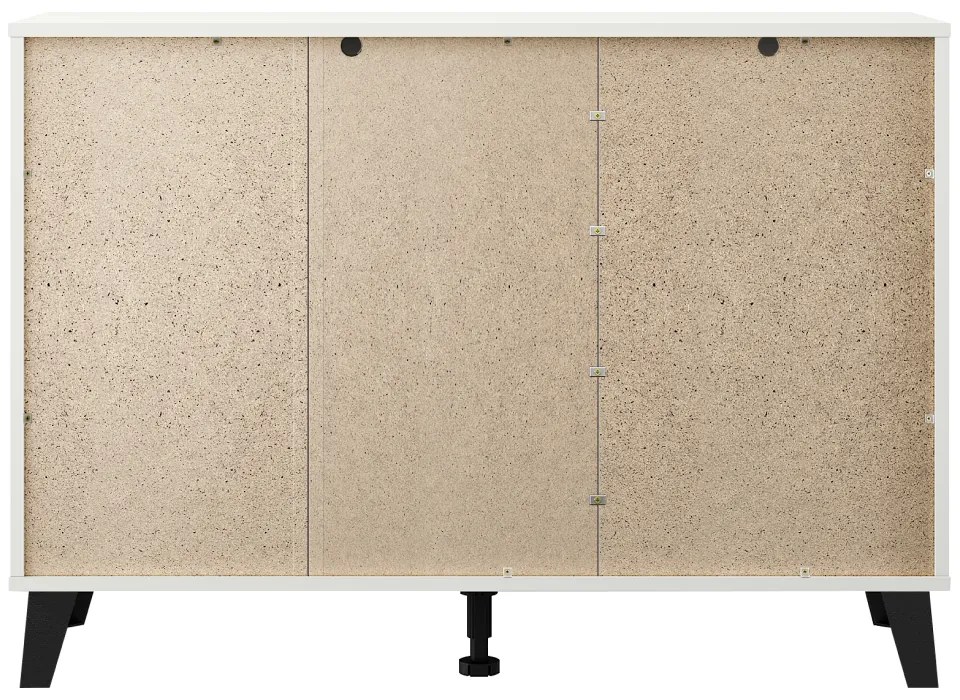 BOGAN 1D3S komód, fehér