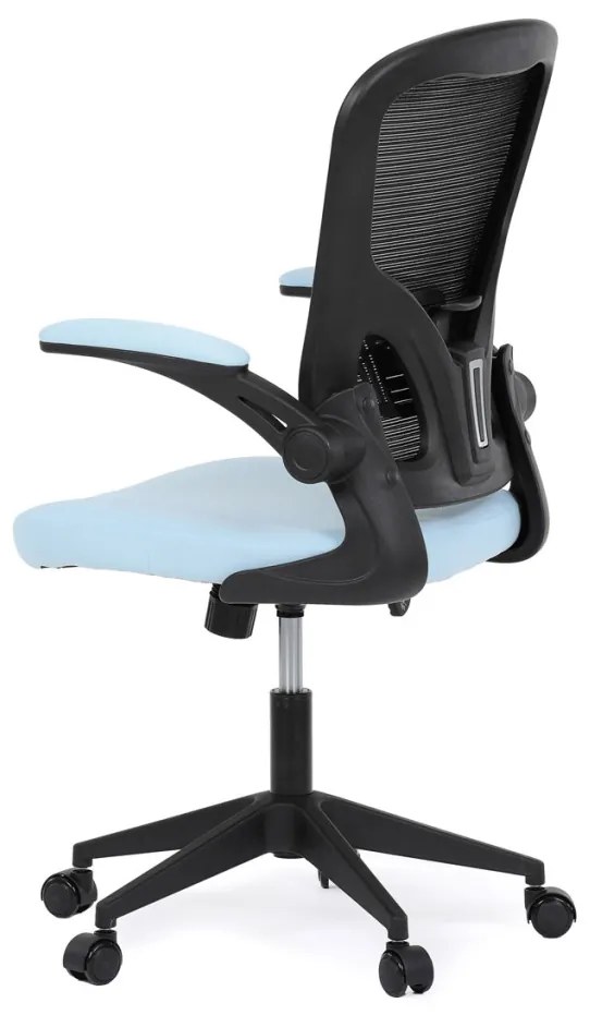 Scaun pivotant de birou albastru cu mecanism de pivotare. Capacitate de încărcare: . KA-V317