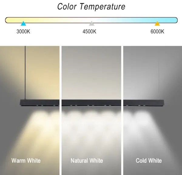 Immax NEO 07306L-LED dimmelhető kábeles csillár MADEIRA 26 W/230 V Wi-Fi Tuya 122 cm fekete