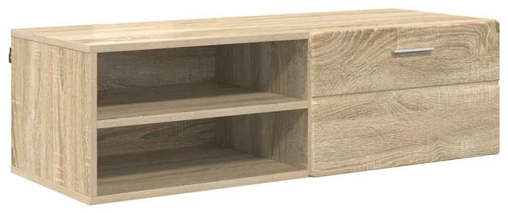TV szekrény fiókkal sonoma tölgy 100.5 x 39 x 30 cm Faanyag