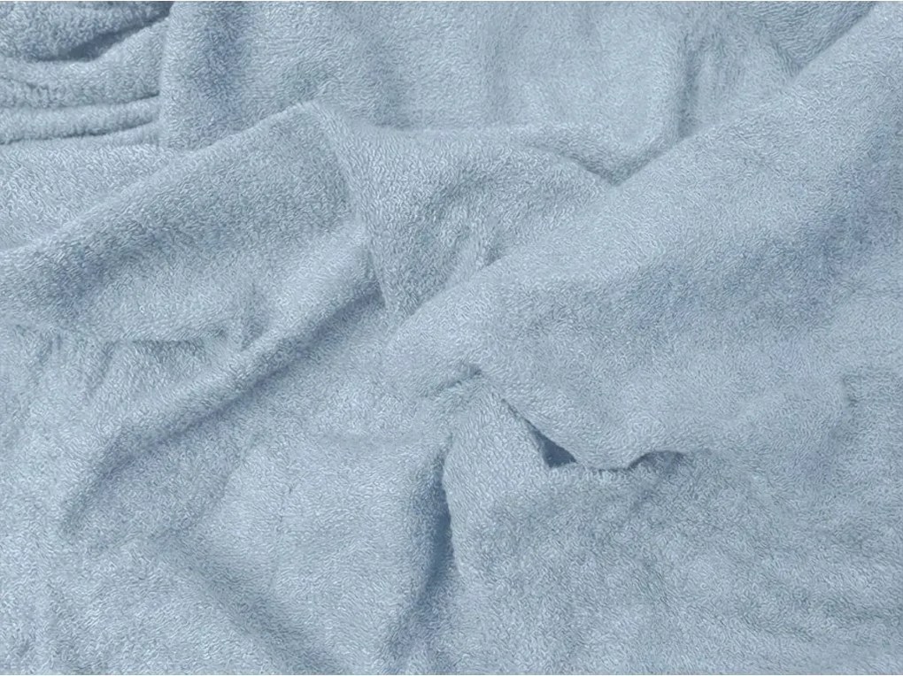 Frottír világoskék lepedő EXCLUSIVE 180x200 cm