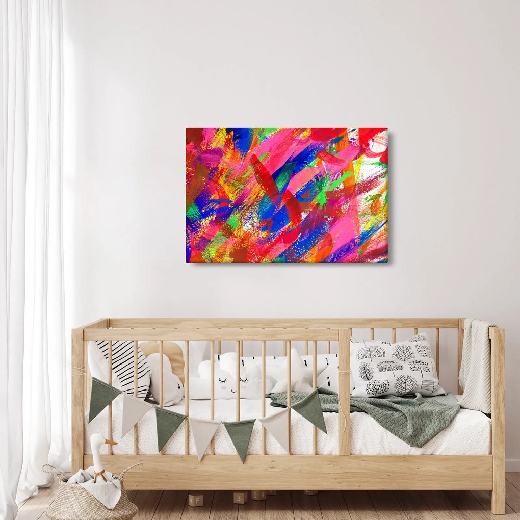 Kép - Színes absztrakció (90x60 cm)