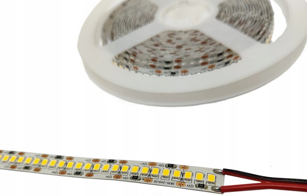 1200 Led Szalag 2835 IP20 1m meleg fehér 240/1m Hq