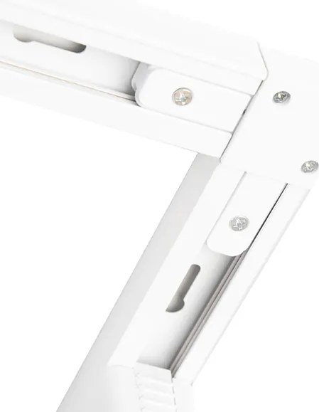 Modern sínrendszer 5 spotlámpával, 1 fázisú fehér - Jeany