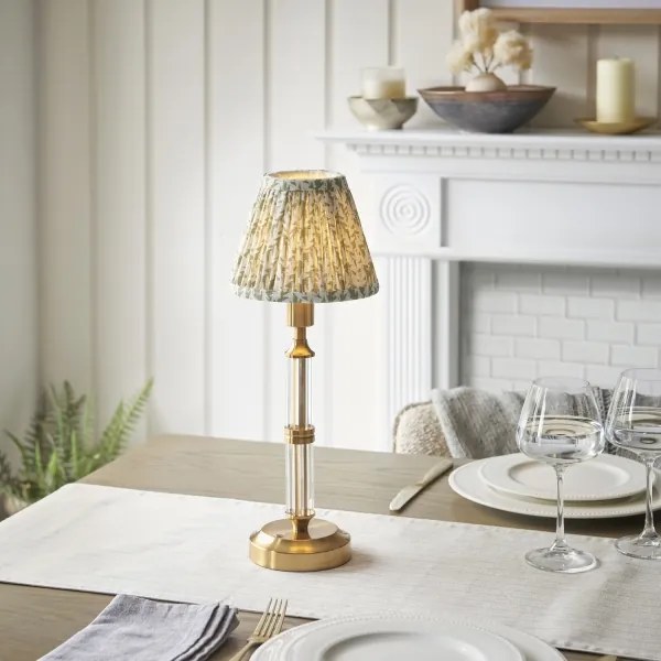 Endon 114838 - LED Dimmelhető Asztali lámpa tölthető MORTON LED/1,5W/5V réz/zöld