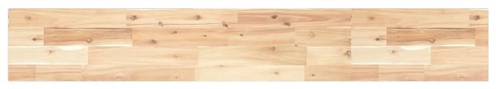 kezeletlen tömör akácfa függőpolc 140 x 20 x 2 cm