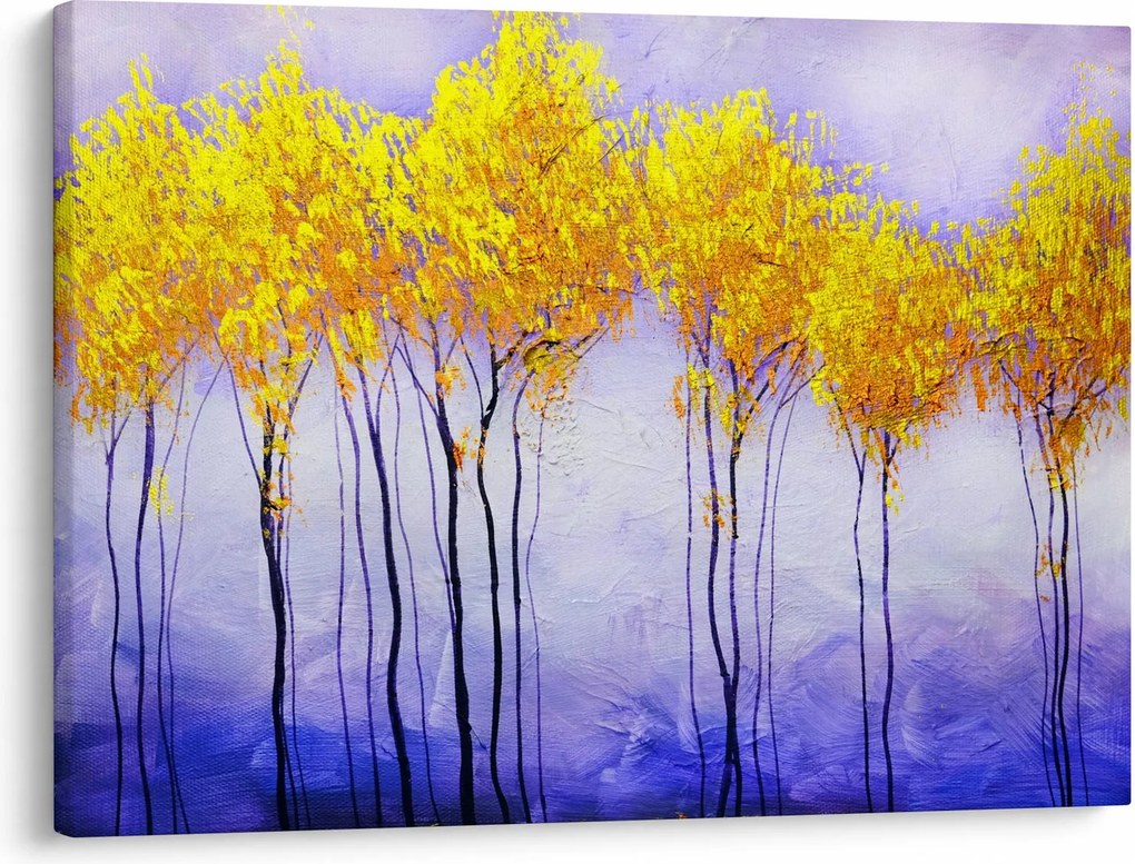Sárga fák képe (70x50 cm)
