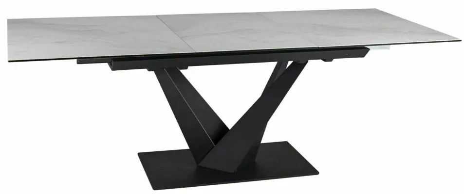 Sorento bővíthető kerámia étkezőasztal fehér 160-220 cm