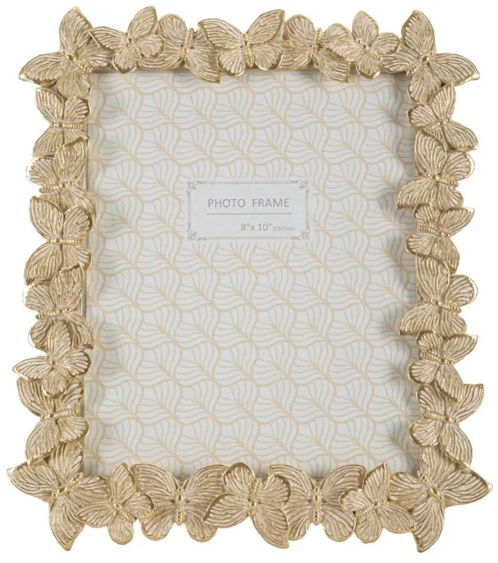 Fényképkeret farfalle glod 27,5x2,6x32,5 (belső kép mérete 20x25)cm