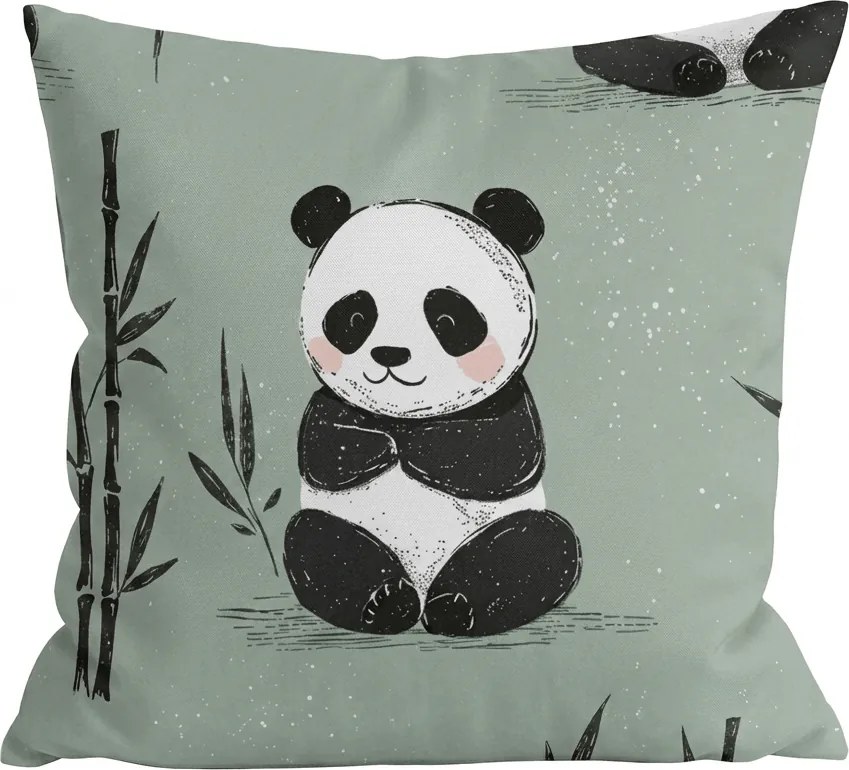 Mikroszálas párnahuzat PANDA RELAX 45x45 cm, mentás