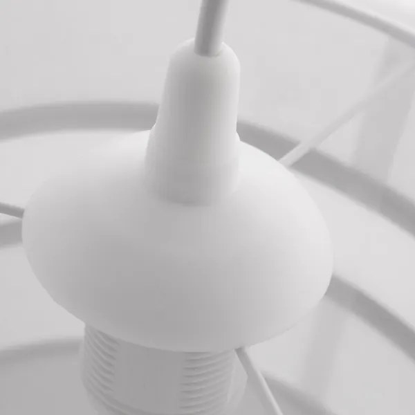 Csillár zsinóron CORAL S 1xE27/60W/230V fehér