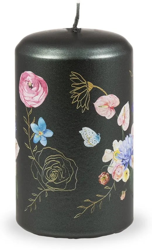 Flower Paradise sötétzöld gyertya, égési idő 40 óra - Unipar