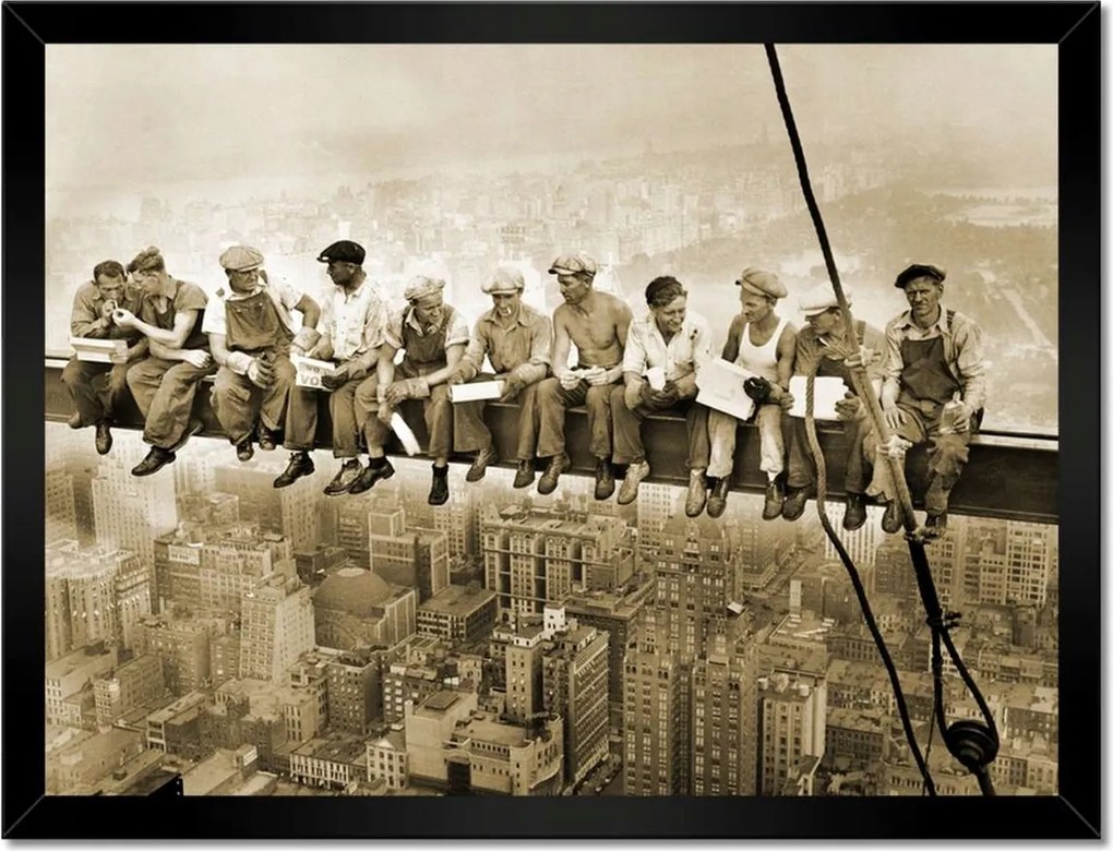 Poszterek keretben 40x30 Ebéd szépia magasságban