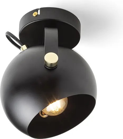 RENDL AGNETA felületre szerelhető fekete 230V LED E27 11W