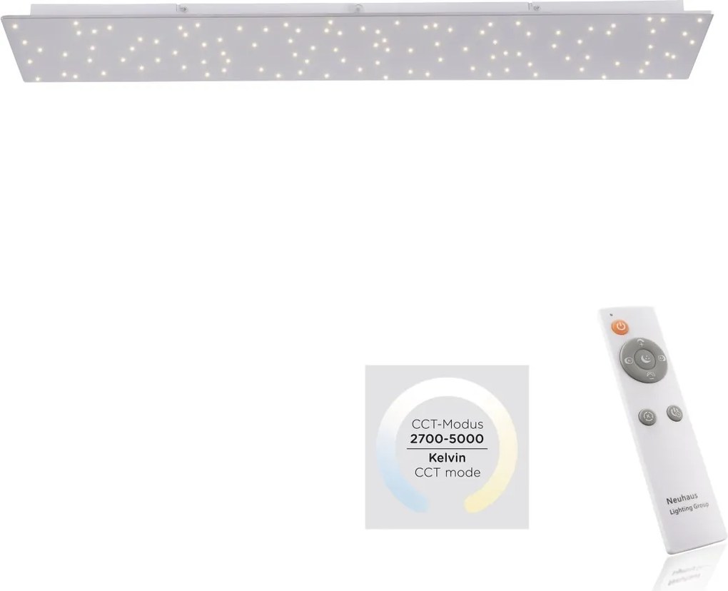 Paul Neuhaus modern mennyezeti lámpa sparkle acél pln14672-55