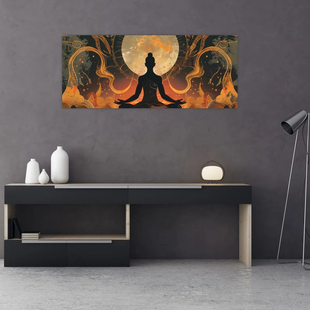 Kép - Meditáció (120x50 cm)