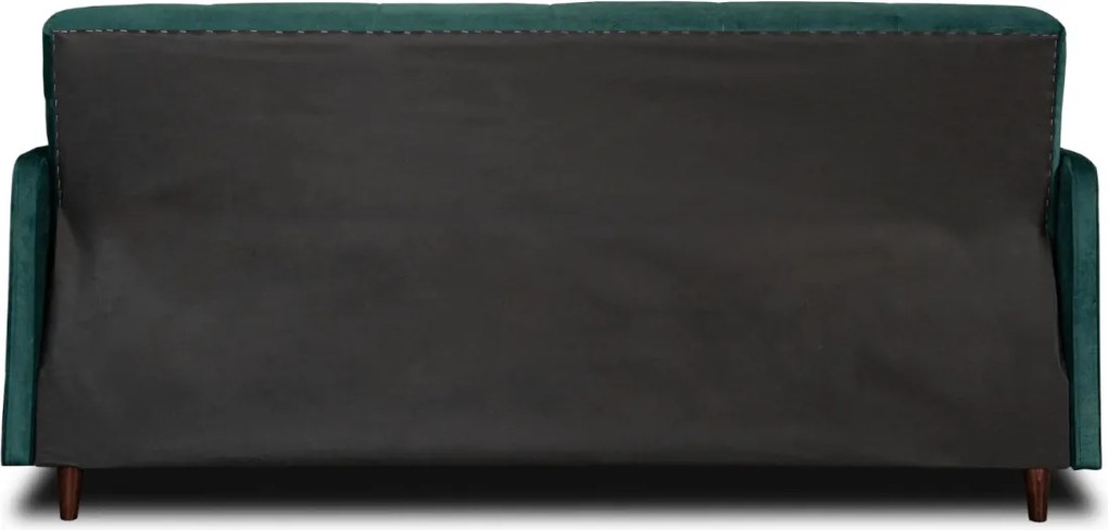 Dönthető kanapé zöld színben, bársony kárpittal. TIVOLI