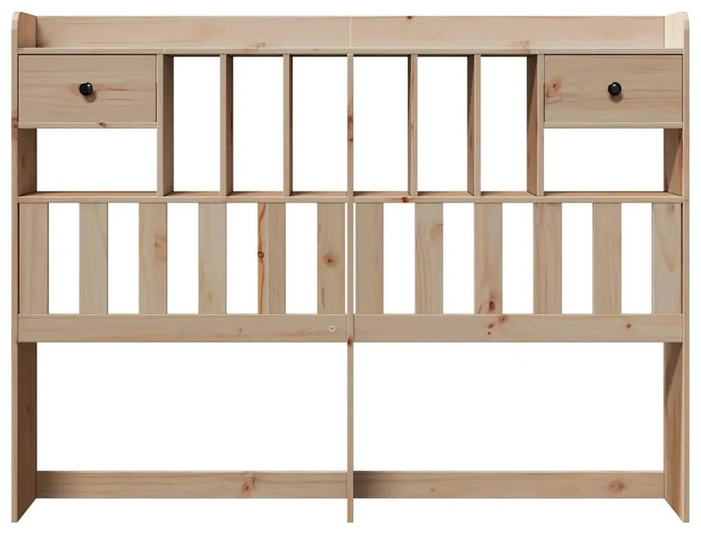 tömör fenyőfa fejtámla tárolóval 140 cm