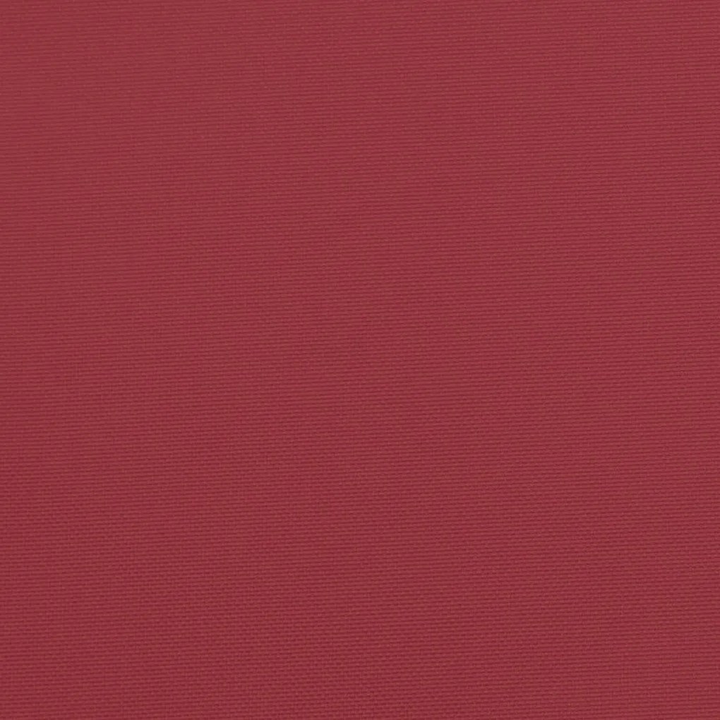 bordó oxford szövet kerti padpárna 200x50x4 cm