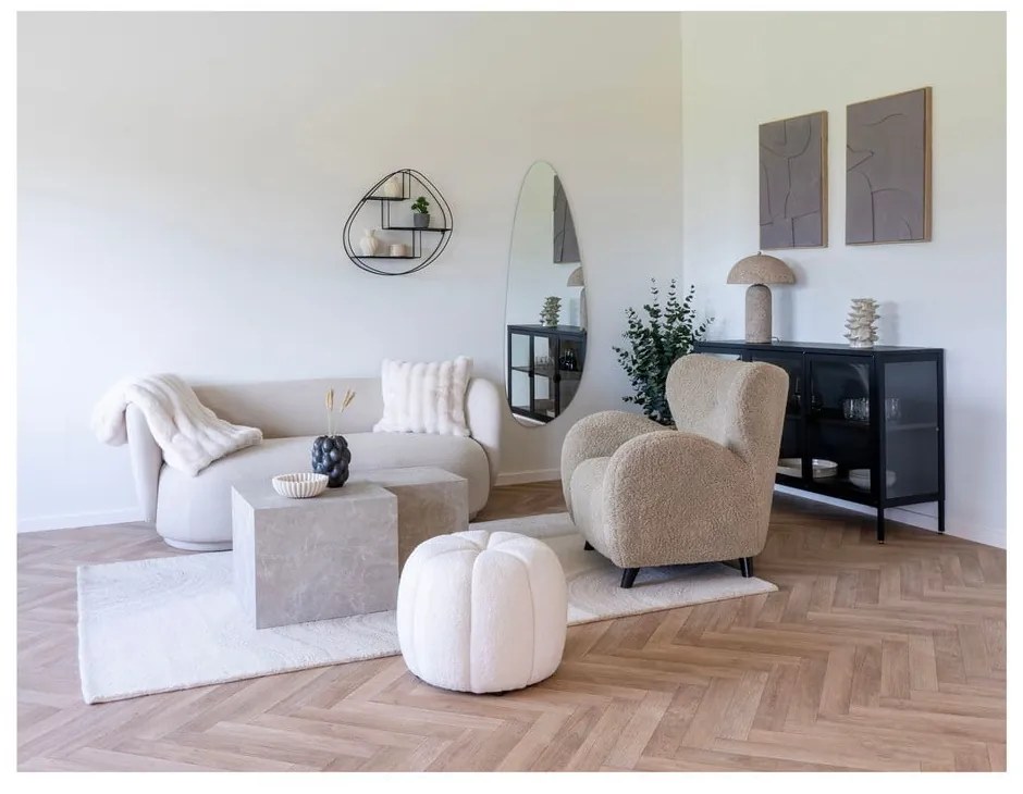 Krémszínű kézi szövésű gyapjú szőnyeg 200x300 cm Surat – House Nordic