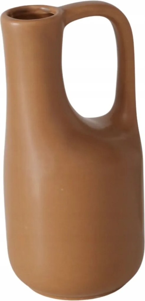 Kerámia Váza Világosbarna Dekoratív Kancsó Modern Mirosa 9X18 CM