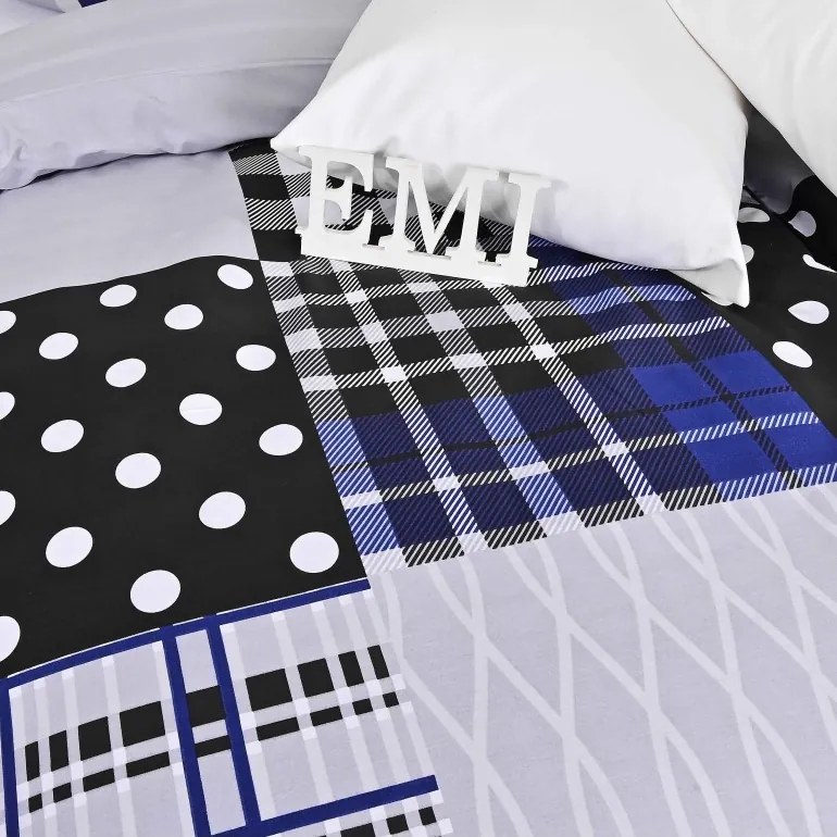 EMI Art pamut ágyneműhuzat, A standard egyszemélyes ágy szett tartalma: 1x 140x200 + 1x 70x90