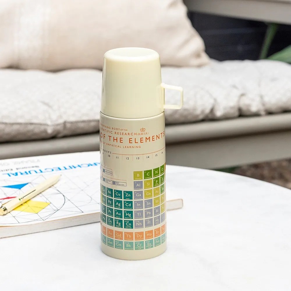 Krémszínű gyerek termosz 350 ml Periodic Table – Rex London