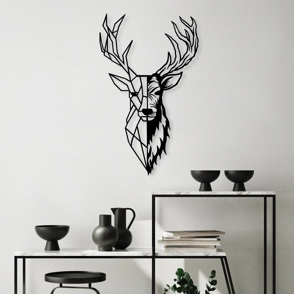 Fém fali dekoráció, Red Deer 2