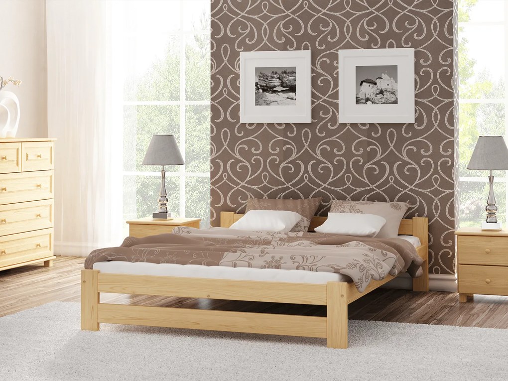 Fa ágy 140x200cm Ran VitBed fenyő