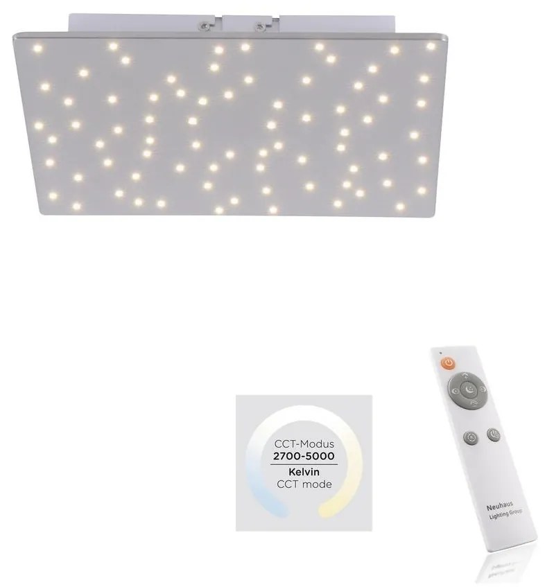 Leuchten Direkt 14670-55 - LED Dimmelhető lámpa SPARKLE LED/12W/230V + távirányító