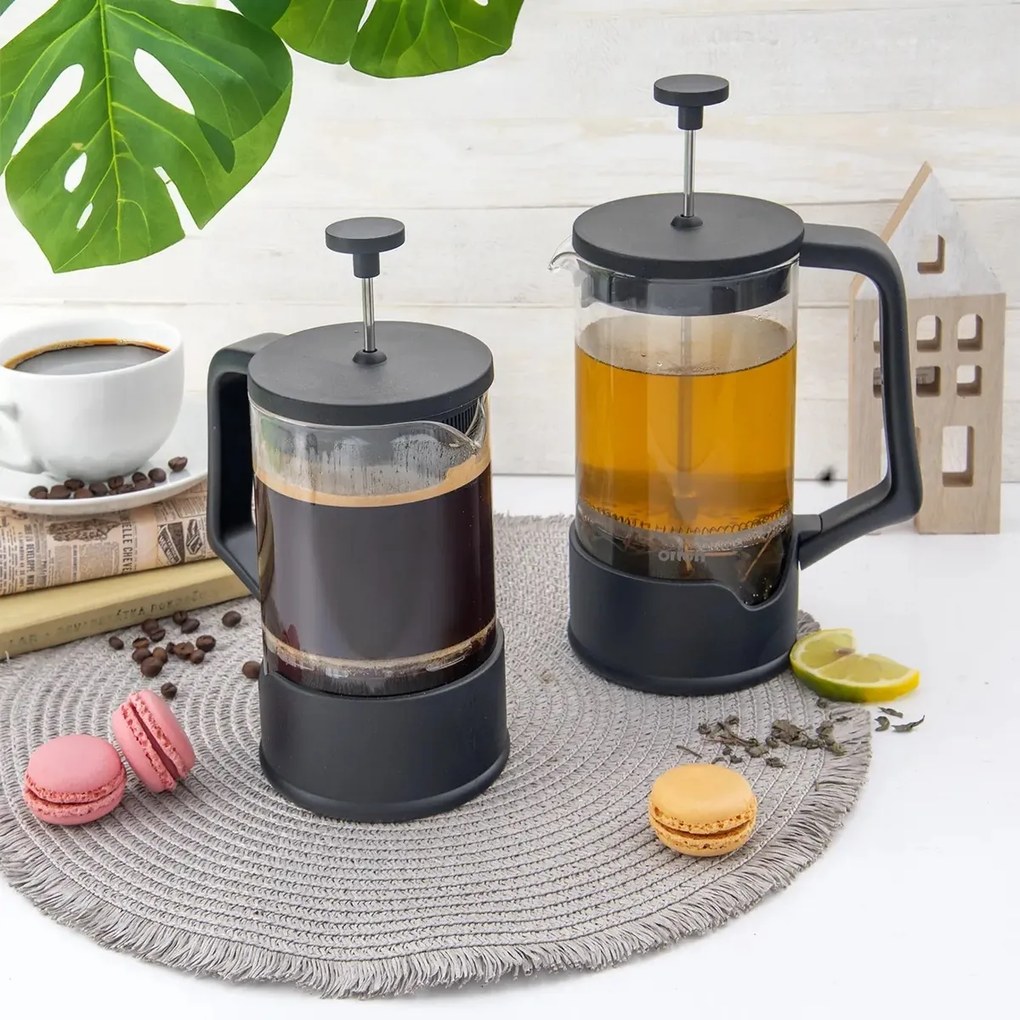 Orion French press fekete, 1 l, 1 l