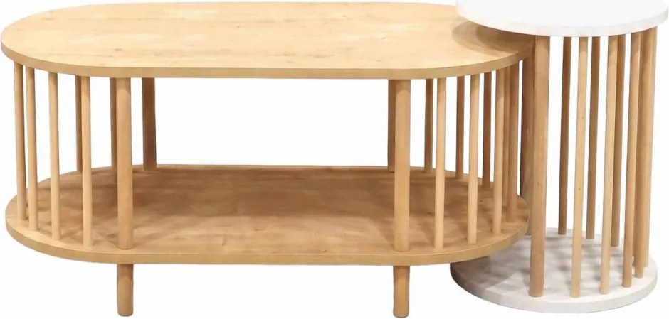 Peka111-125 - Sapphire Oak, White