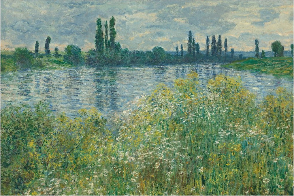 Kép - Claude Monet, Banks of the Seine, reprodukciók (90x60 cm)