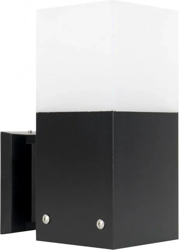 Kültéri kerti fali lámpa fekete fehér modern 22 cm Su-ma