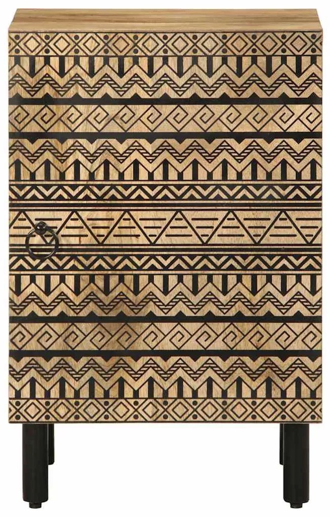 Tömör mangófa fürdőszobaszekrény 38 x 33,5 x 58 cm