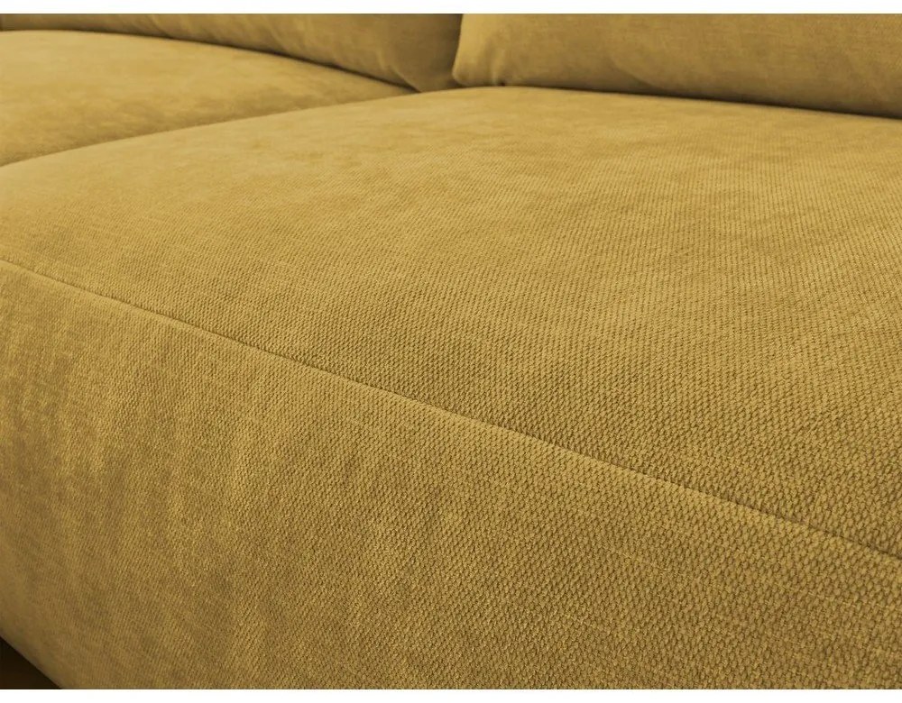 Okkersárga sarokkanapé Aden – Bobochic Paris