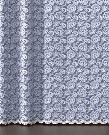 Mg Függöny jacquard 586/4 Fehér 300x270 pol szalaggal