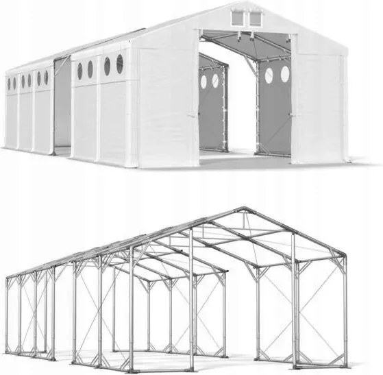Kereskedelmi sátrak 4x23m [2,5m] Kerti Das 620 Pp