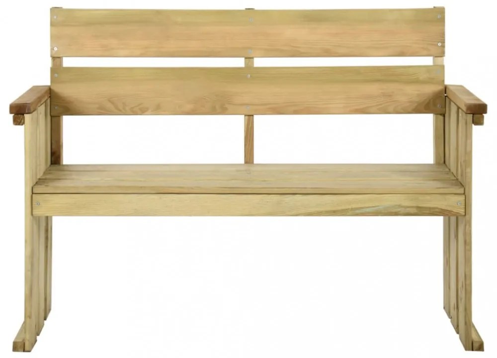 impregnált fenyőfa kerti pad 121 cm