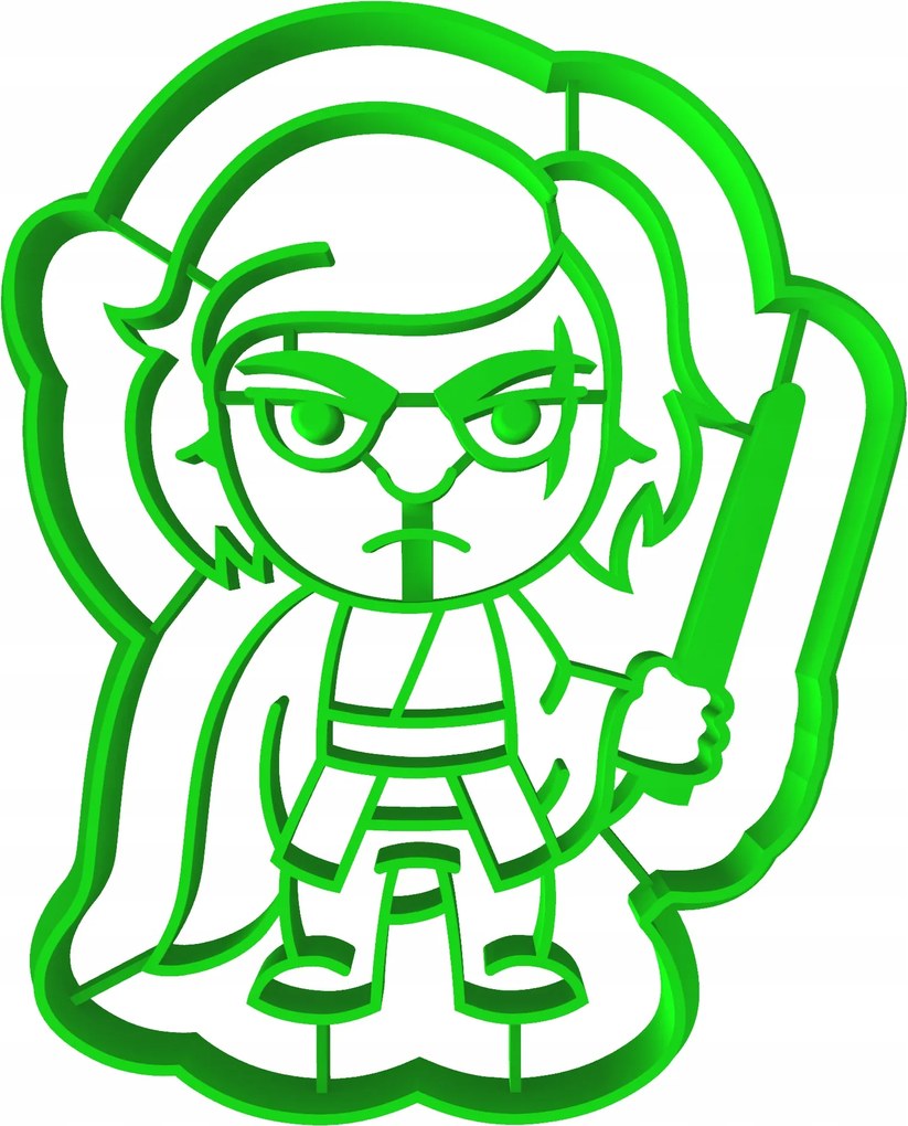 Sütemény- és mézeskalács lyukasztó Star Wars Anakin Skywalker