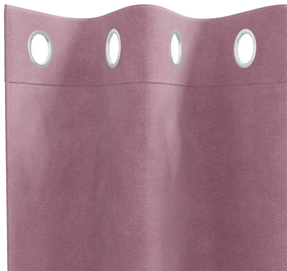 Függönyök 2 pcs Sötét rózsaszín 140 x 245 cm Bársony