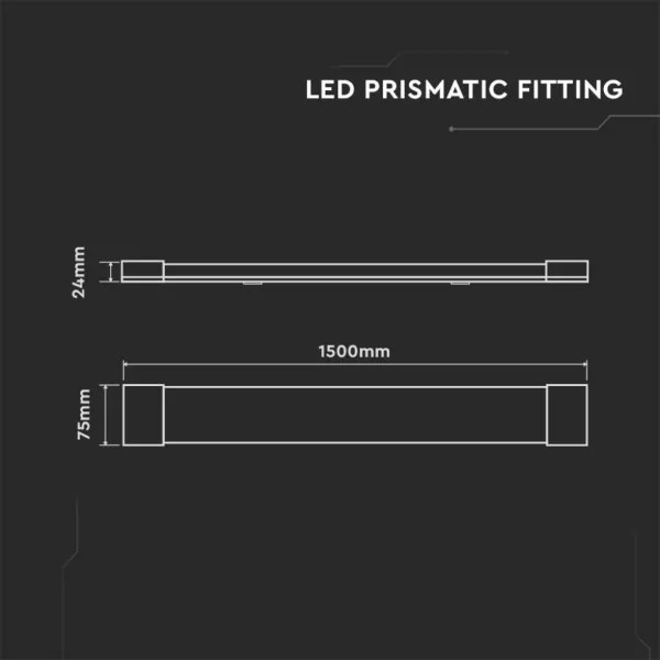 LED Fénycsöves lámpa LED/50W/230V 6500K 150 cm fehér