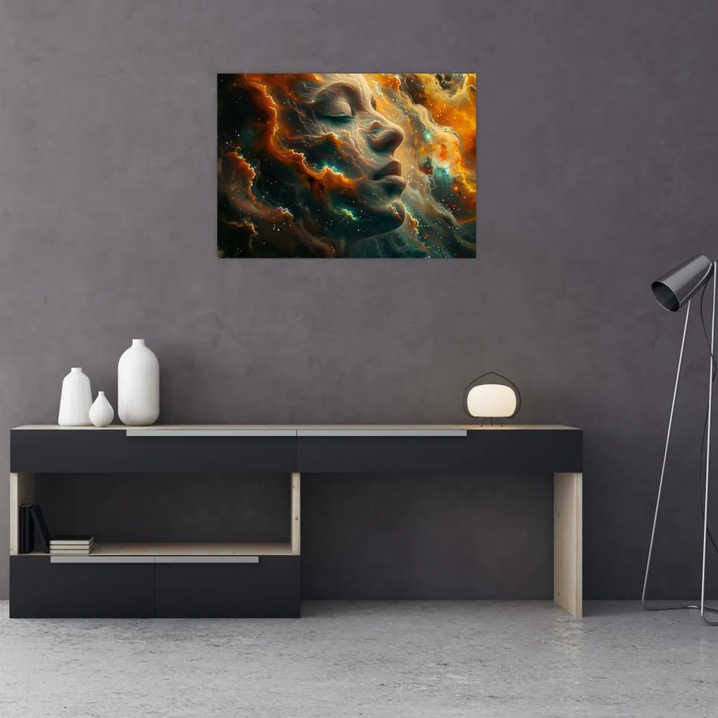 Kép - Arc az űrben (70x50 cm)