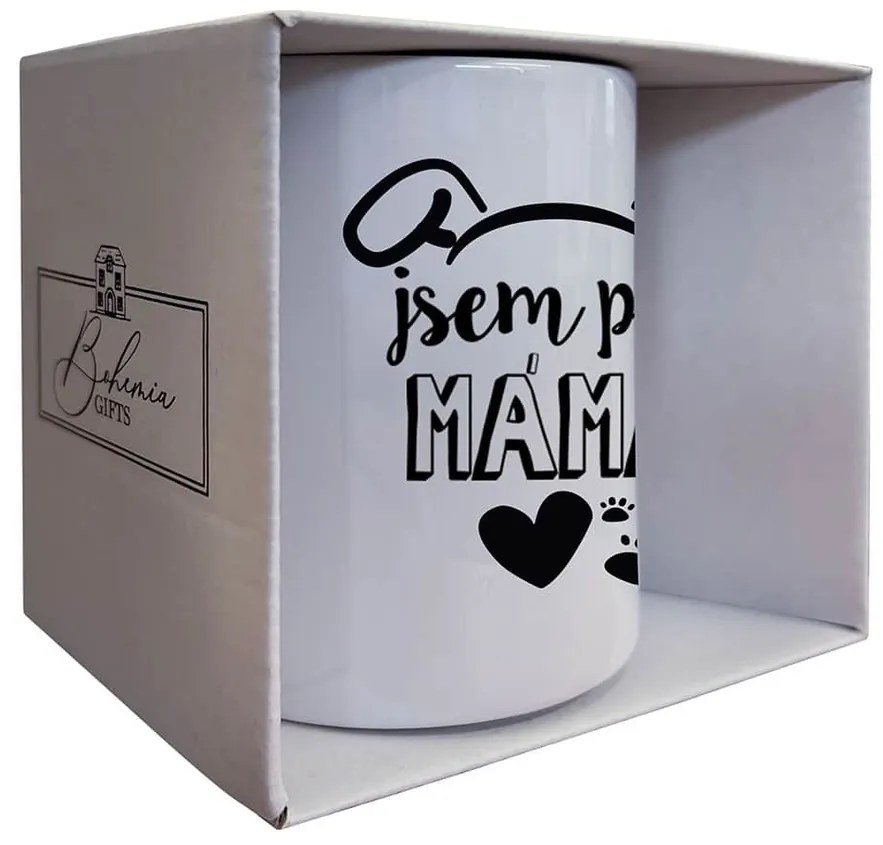 Bohemia Gifts Kerámia bögre - Jsem psí máma(Kutyusos anyuka), 350 ml