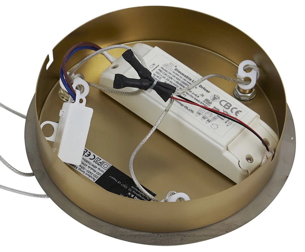 Design függőlámpa arany 3 lépésben dimmelhető - Organico