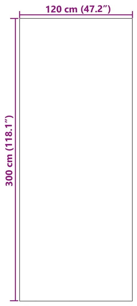 Ajtószőnyeg Kék és Fekete 120 x 300 cm Poliamid és PVC