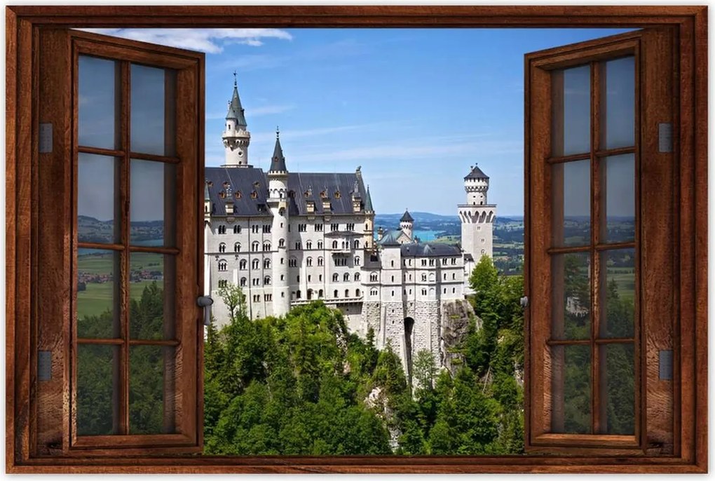 Poszterek 90x60 Neuschwanstein kastély