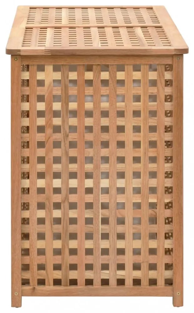 tömör diófa szennyeskosár 87,5 x 46 x 67 cm